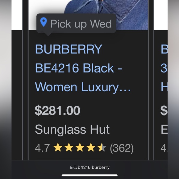 Burberry sunglasses B4216 - Picture 4 of 4